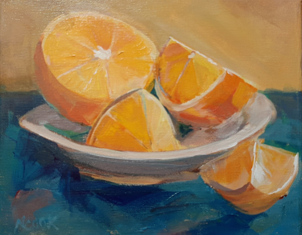 Oranges Still Life by Nanci Cook, PAC