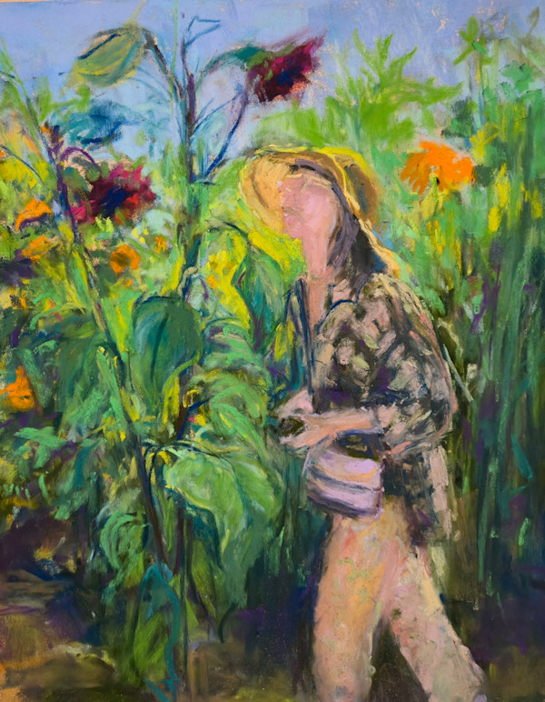 Stalking the Wild Sunflower by Nanci Cook, PAC