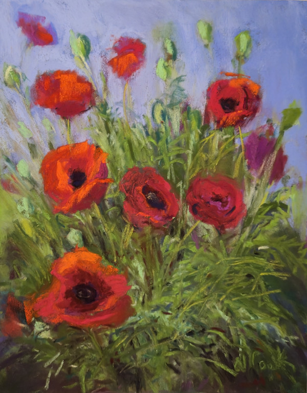 Red Poppies Mean Spring by Nanci Cook, PAC, Image 1.