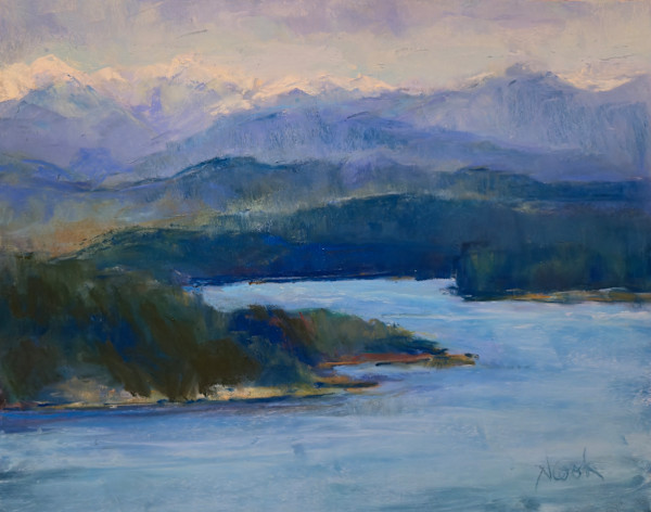 Blue Layers Desolation Sound by Nanci Cook, PAC