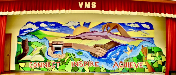 Vermillion Middle School Mural by Lindsay English