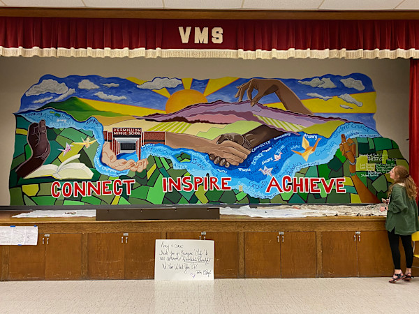 Vermillion Middle School Mural by Lindsay English