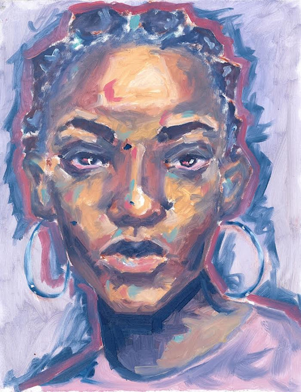 Purple Stare by Dontae Coleman