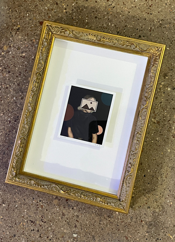 Framed MicroPrint Nothing to See Here Gold by Brady Sloane-Duncan