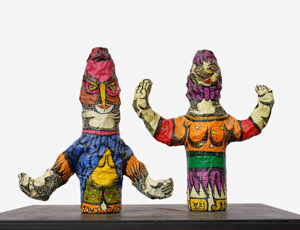 Conversations (or Conversationalists? Was Prophets, was, Unknown title personal sculpture) by Joan Danziger