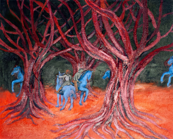 Ghost Riders (formerly Running Through the Forest) (Discovered in images scanned) by Joan Danziger