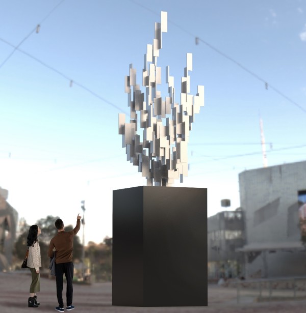 Flame by Stephen Lee Sculpture