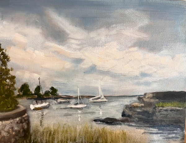 Sailboats on the Sound by Monique Robidoux, Image 5.
