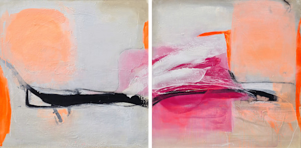 Slowing Down (Diptych) by Susanne Herbold, Image 1.