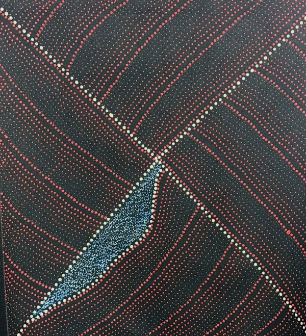 Mountain Devil Lizard Dreaming by Kathleen Petyarre