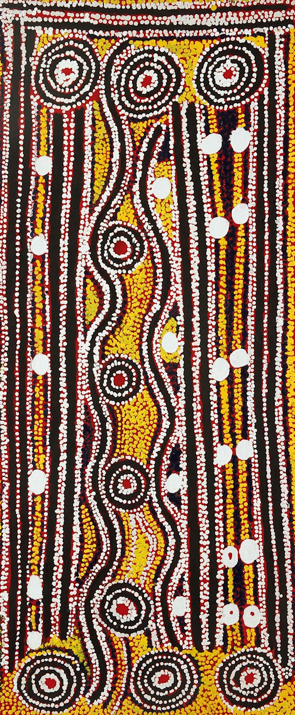 Fire Dreaming by Paddy Sims Japaltjarri