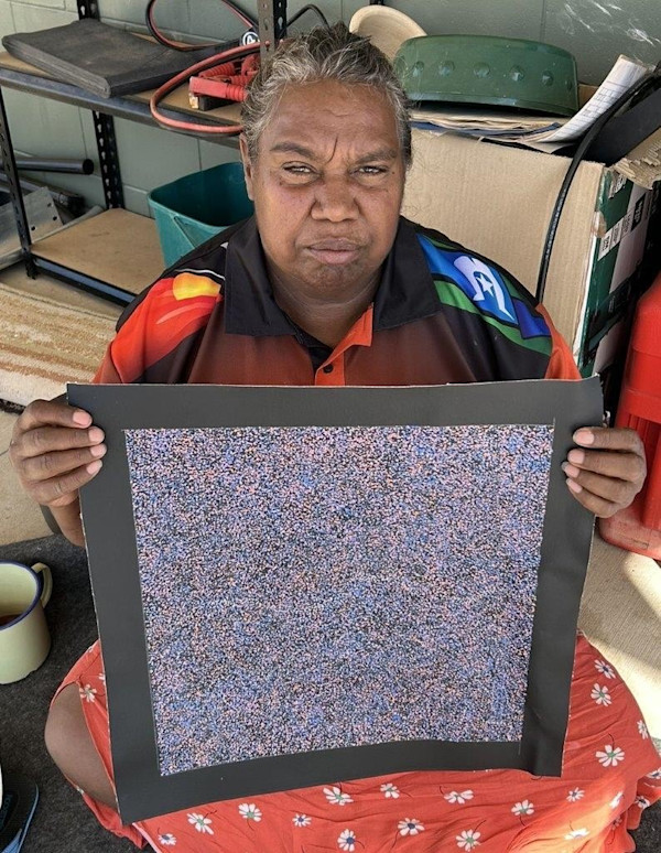 Bush seeds by Annie Nelson Napangardi
