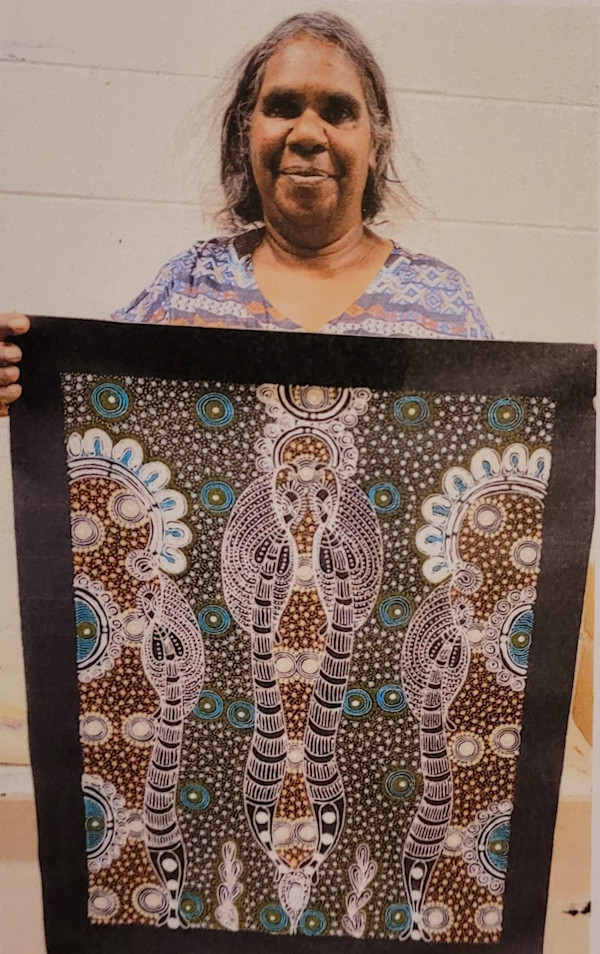 Yam Dreaming by Colleen Wallace Nungurrayi
