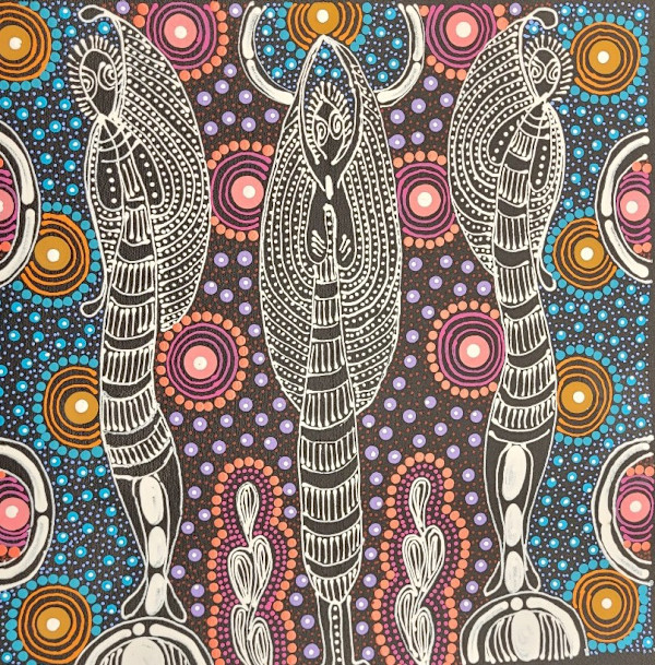 Yam Dreaming by Colleen Wallace Nungurrayi