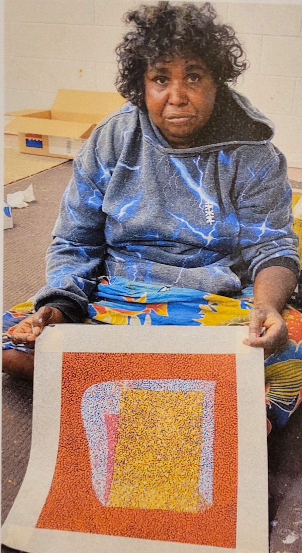 Bush Plum Dreaming by Magdeline Payne Nangala