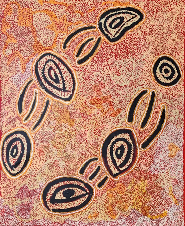 Snake Dreaming by Leston Japaljarri Spencer