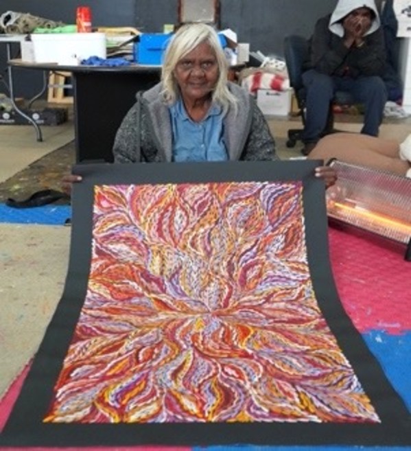 Bush Leaves by Rosemary Petyarre, Image 1.