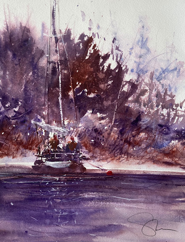 Big Fish by Steve Griggs Watercolor