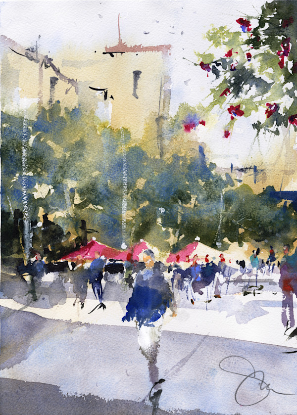 Delightful Spring by SteveGriggsWatercolor