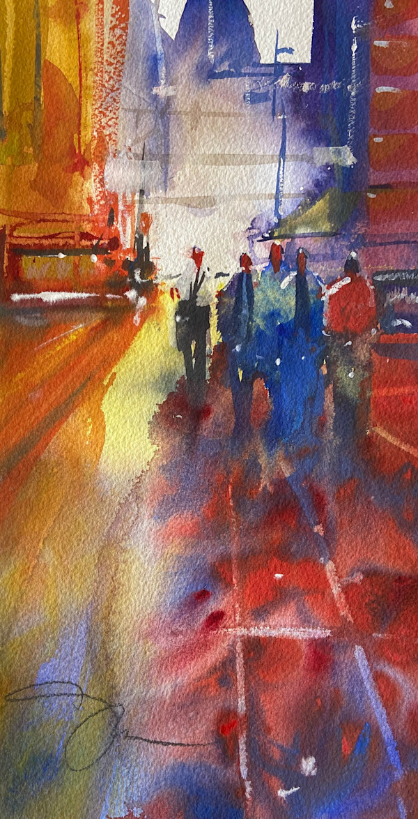 Where the Light Gets In Two by Steve Griggs Watercolor