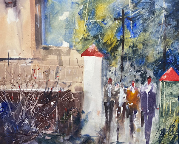 Morning Commute by SteveGriggsWatercolor