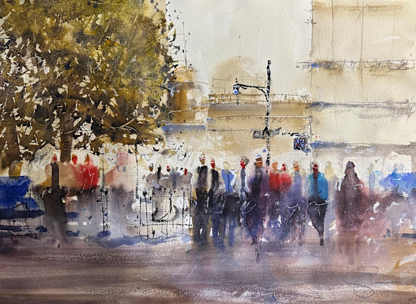 Preternatural Moment by Steve Griggs Watercolor