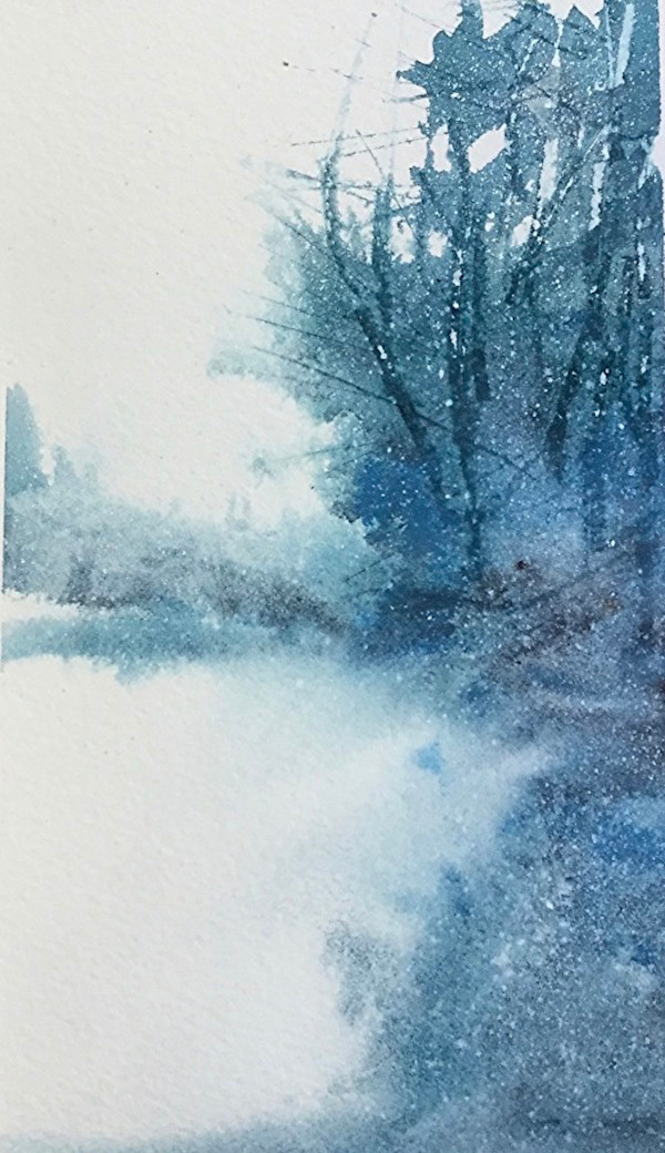 Winter Skol by SteveGriggsWatercolor