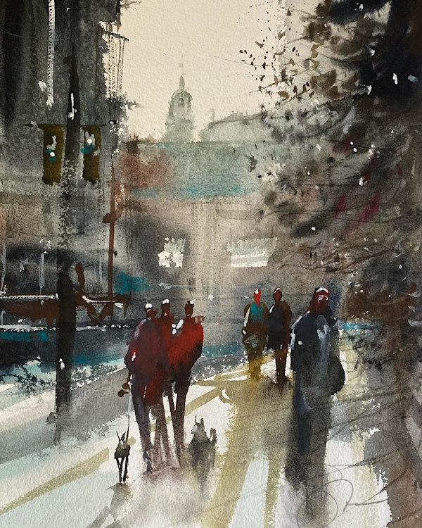 Year of the Dog by SteveGriggsWatercolor