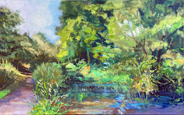 The River Pang at Bradfield by Ian Dugdale