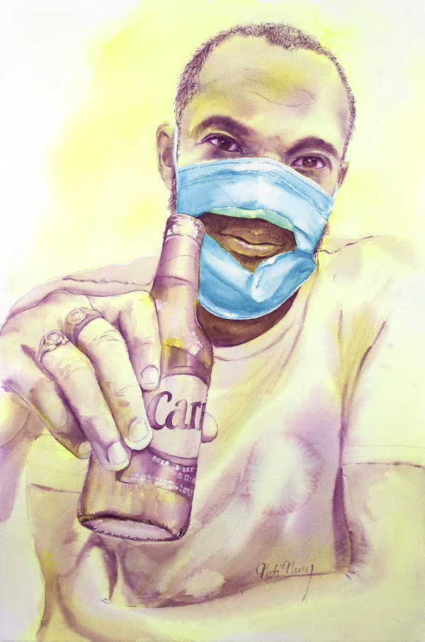 Not cut, not even for a summer beer! by Tati Tung