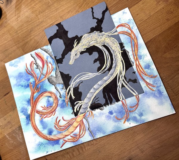 Dual dragon by Tati Tung