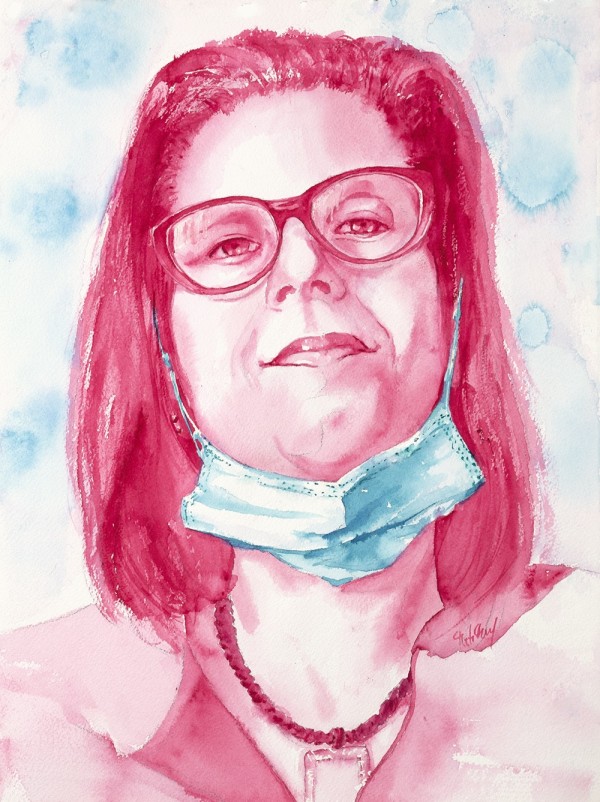 Not to hold your chin! by Tati Tung