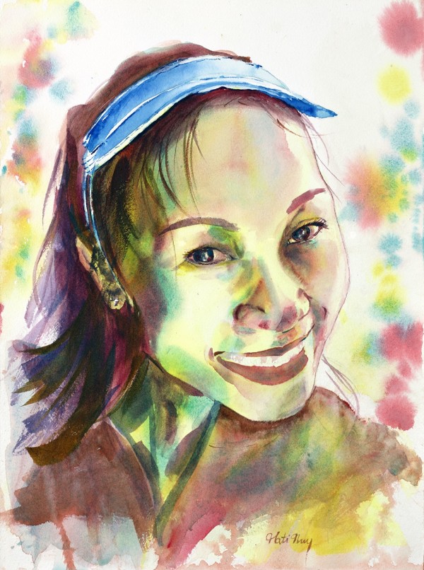 Not as a visor! by Tati Tung