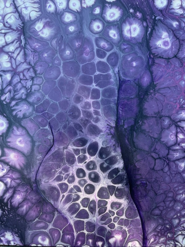 Purple Cell-a-bration by Carol Rivas