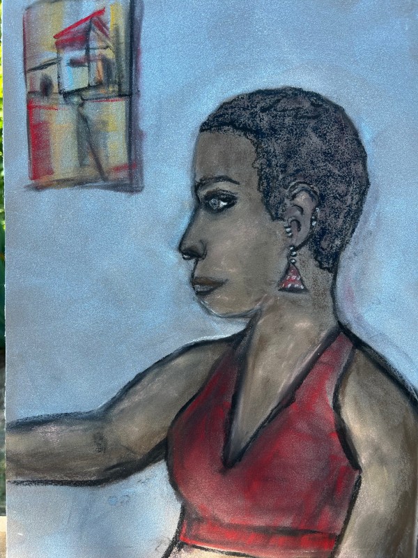 Artist at Work by Carol Rivas