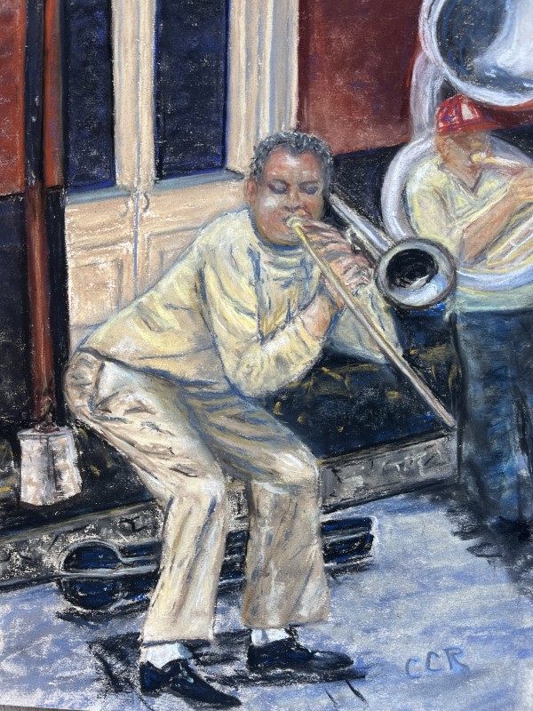 The Trombone Player “Down in New Orleans” by Carol Rivas