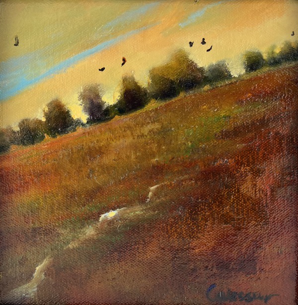 Autumn Field by Jeanne Levasseur