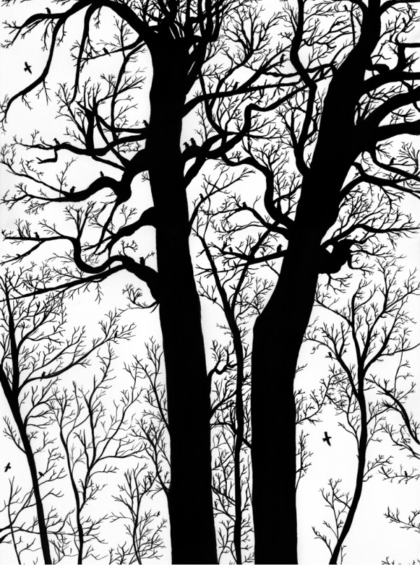 Two Trees by Jo Davis