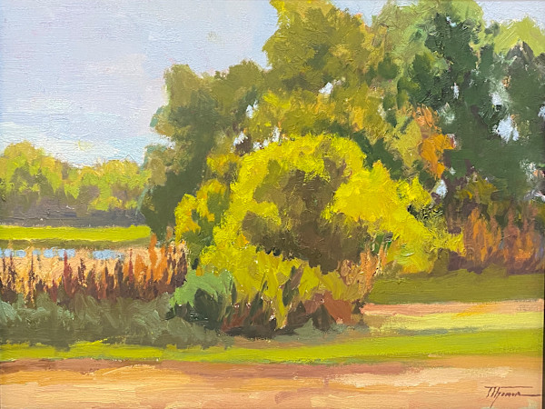 Wheeler Wildlife Refuge in Plein Air 1 by Trevor  Thomas