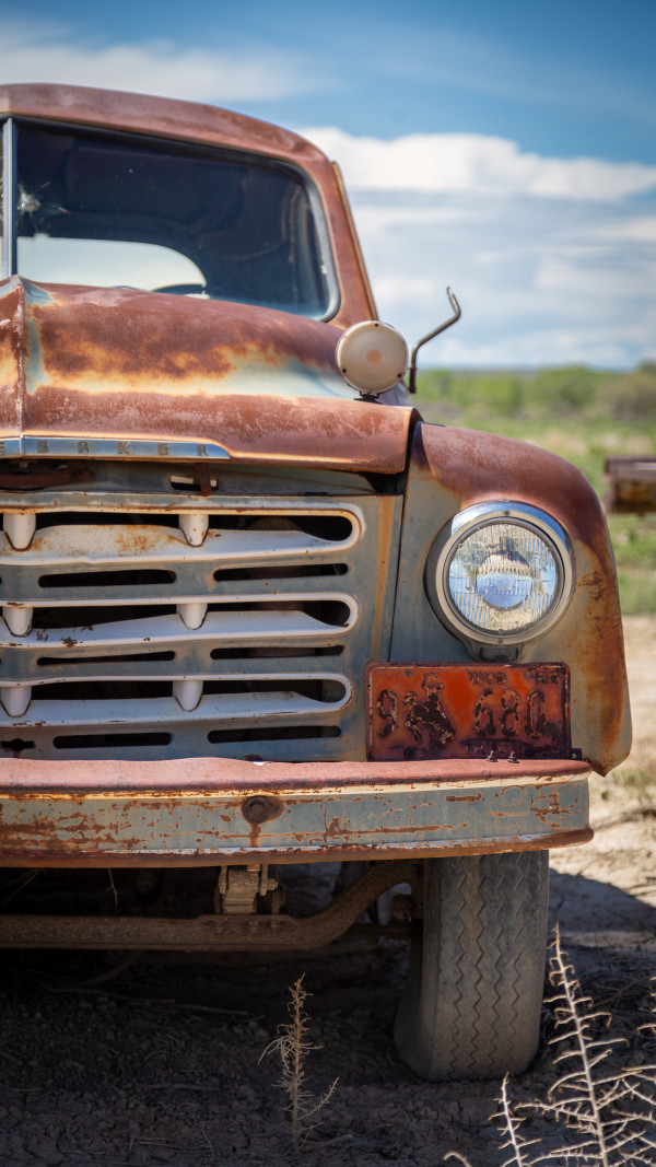 Rusted Studebaker Truck by Denise Hawkins