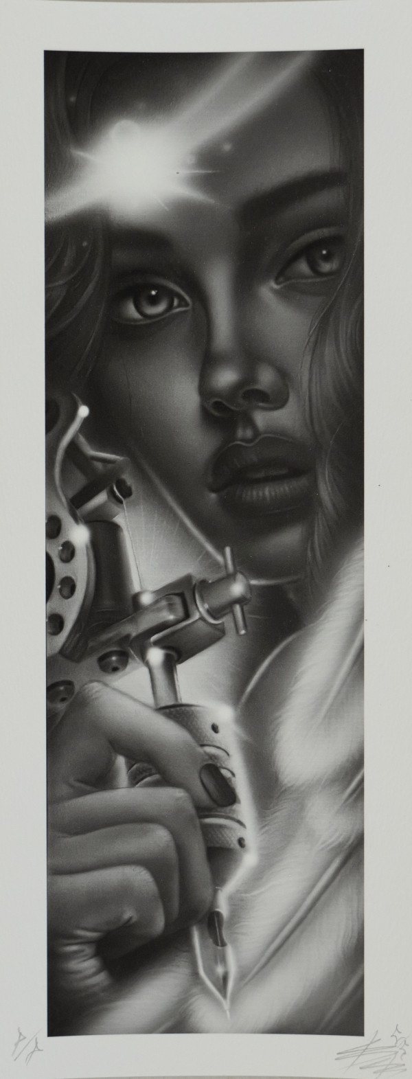 Girl Tattoo Machine by Rich Rose