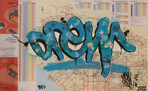 LA Metro Bus Map by OG Drew