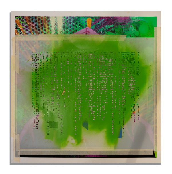 Tech Dealer stencil (green) by Billy Morrison