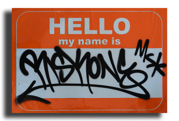 Hello, My Name Is (Orange) by Risk