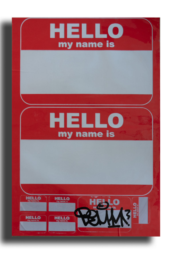 Hello, My Name Is (Red) by Z