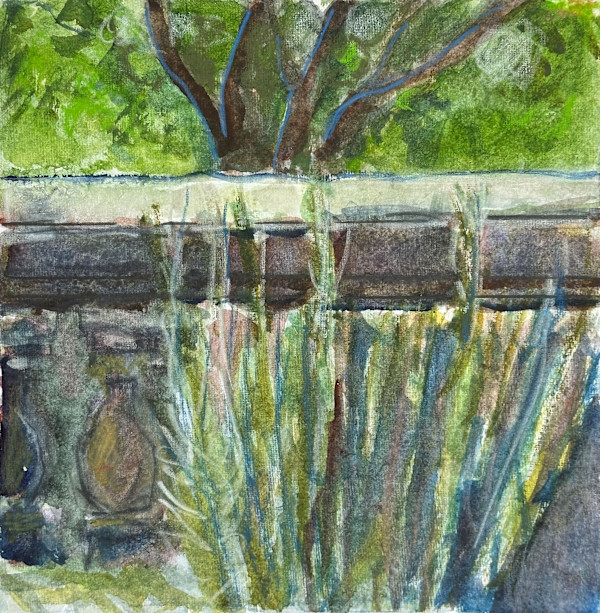 Balustrade and Lavender: Elizabeth Street Garden by Annie Shaver-Crandell, Image 1.