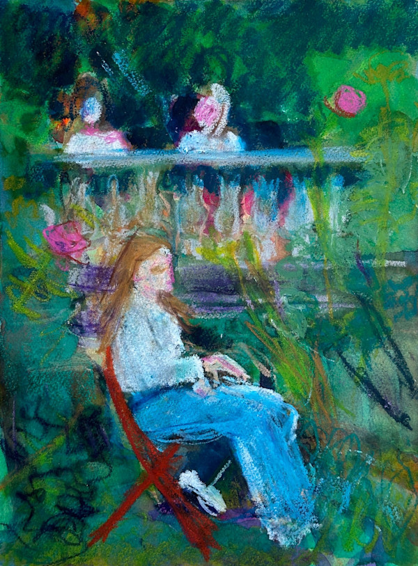 Conversation and Contemplation: Elizabeth Street Garden by Annie Shaver-Crandell, Image 1.
