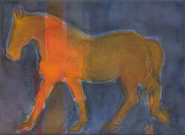 Horse of a Different Color (Orange) by Annie Shaver-Crandell, Image 2.