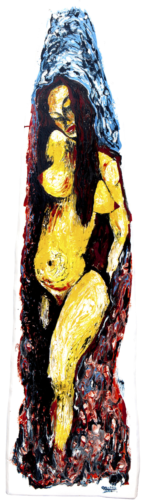 Yellow Nude by Gültekin Bilge