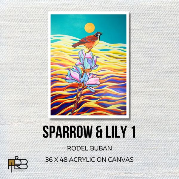 Sparrow & Lily 1 by Rodel Bugtong Buban